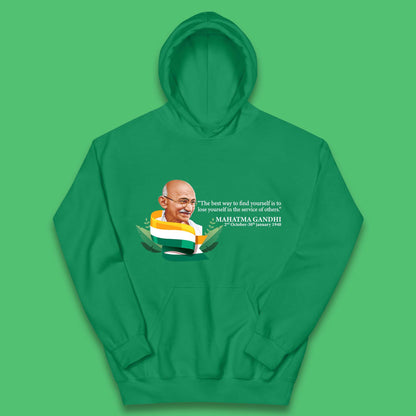 Mahatma Gandhi Quotes Kids Hoodie