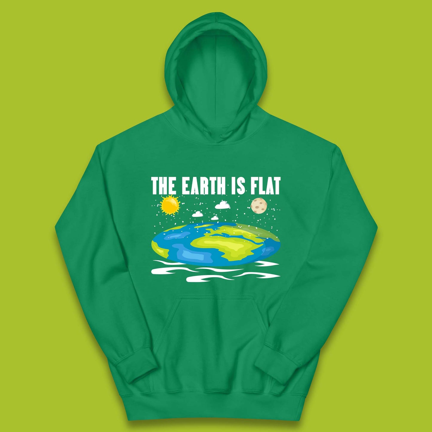 The Earth Is Flat Kids Hoodie