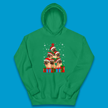 pug dog christmas hoodie