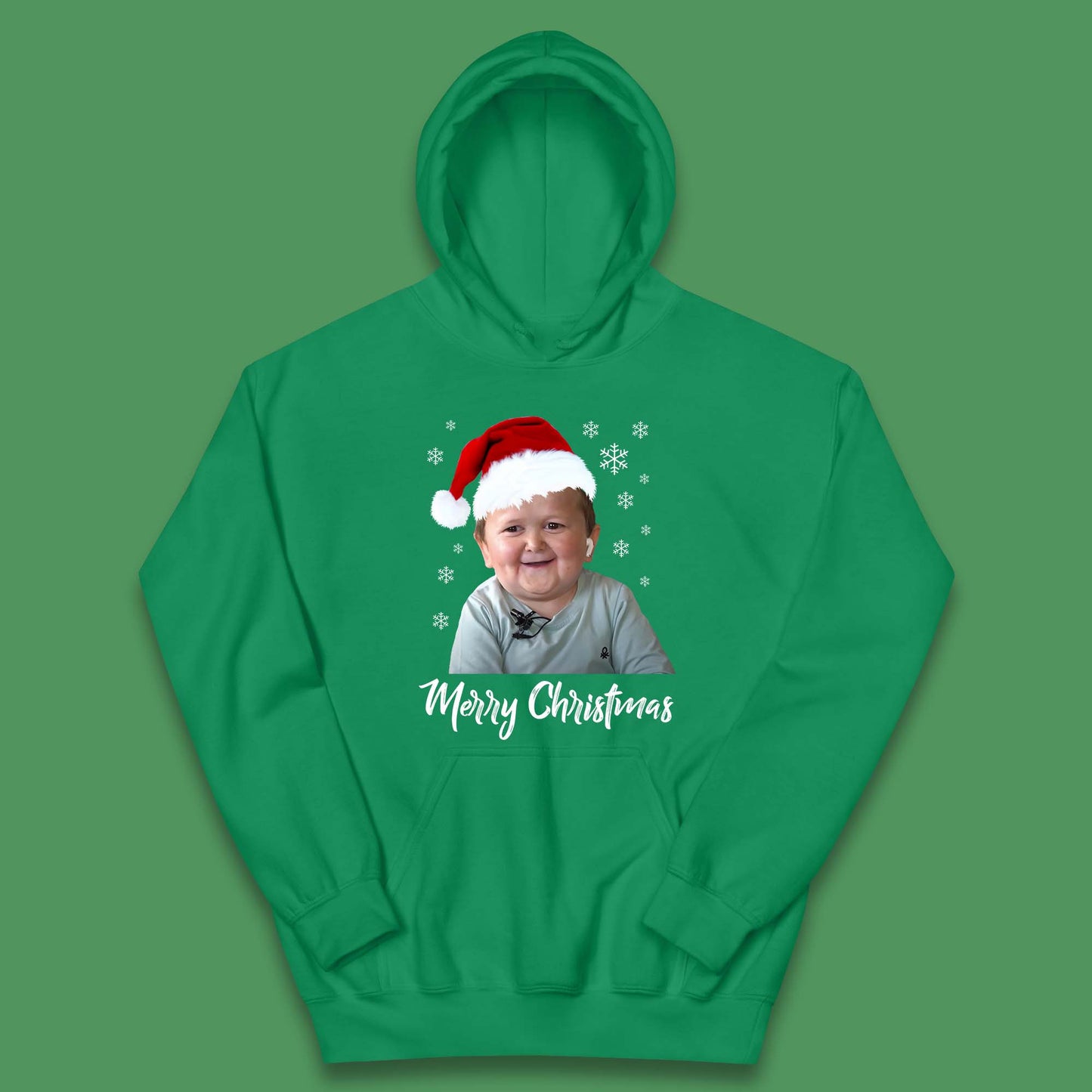 Santa Hasbulla Merry Christmas Kids Hoodie