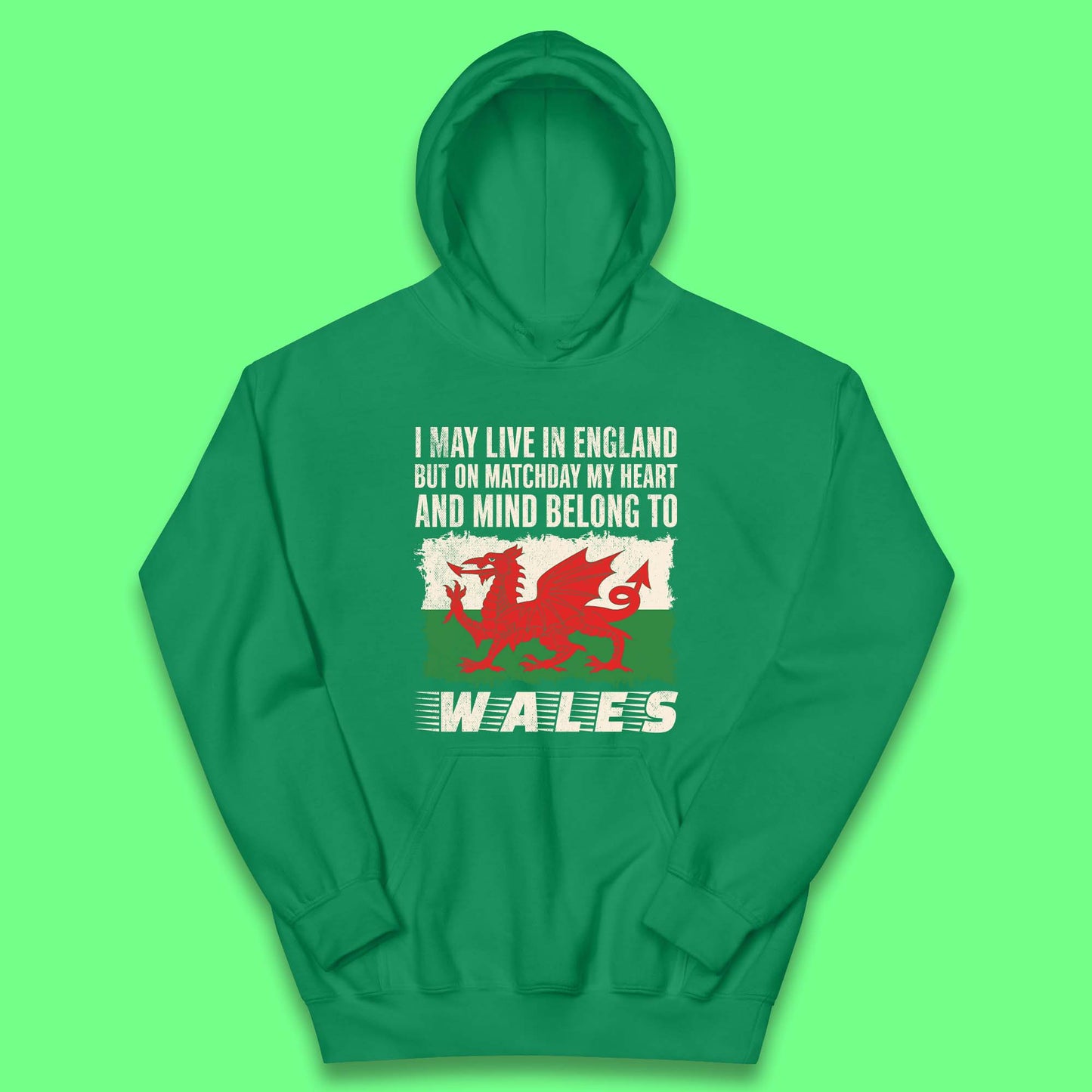 Children's Wales Football Hoodies UK