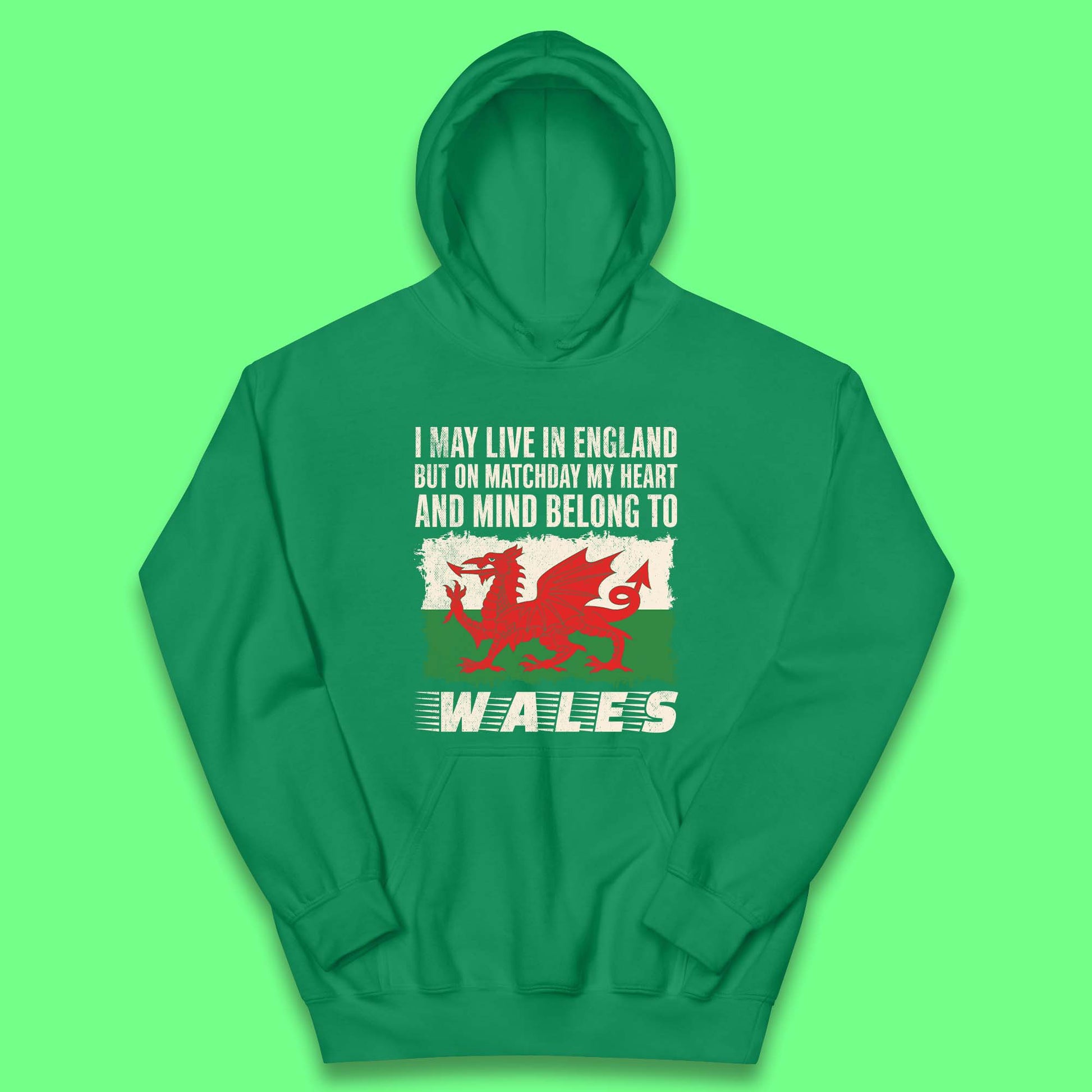Children's Wales Football Hoodies UK