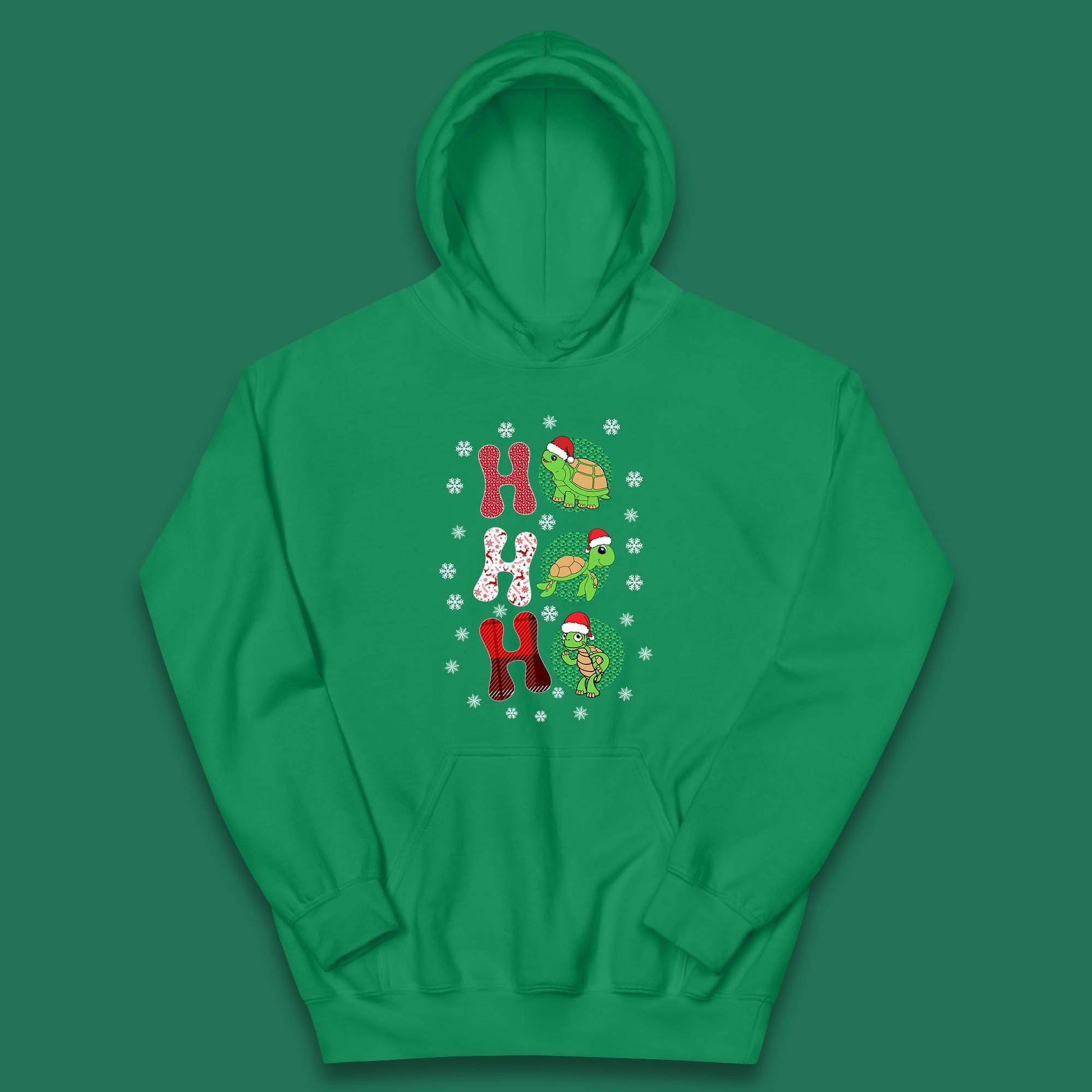 turtles santa kids hoodie