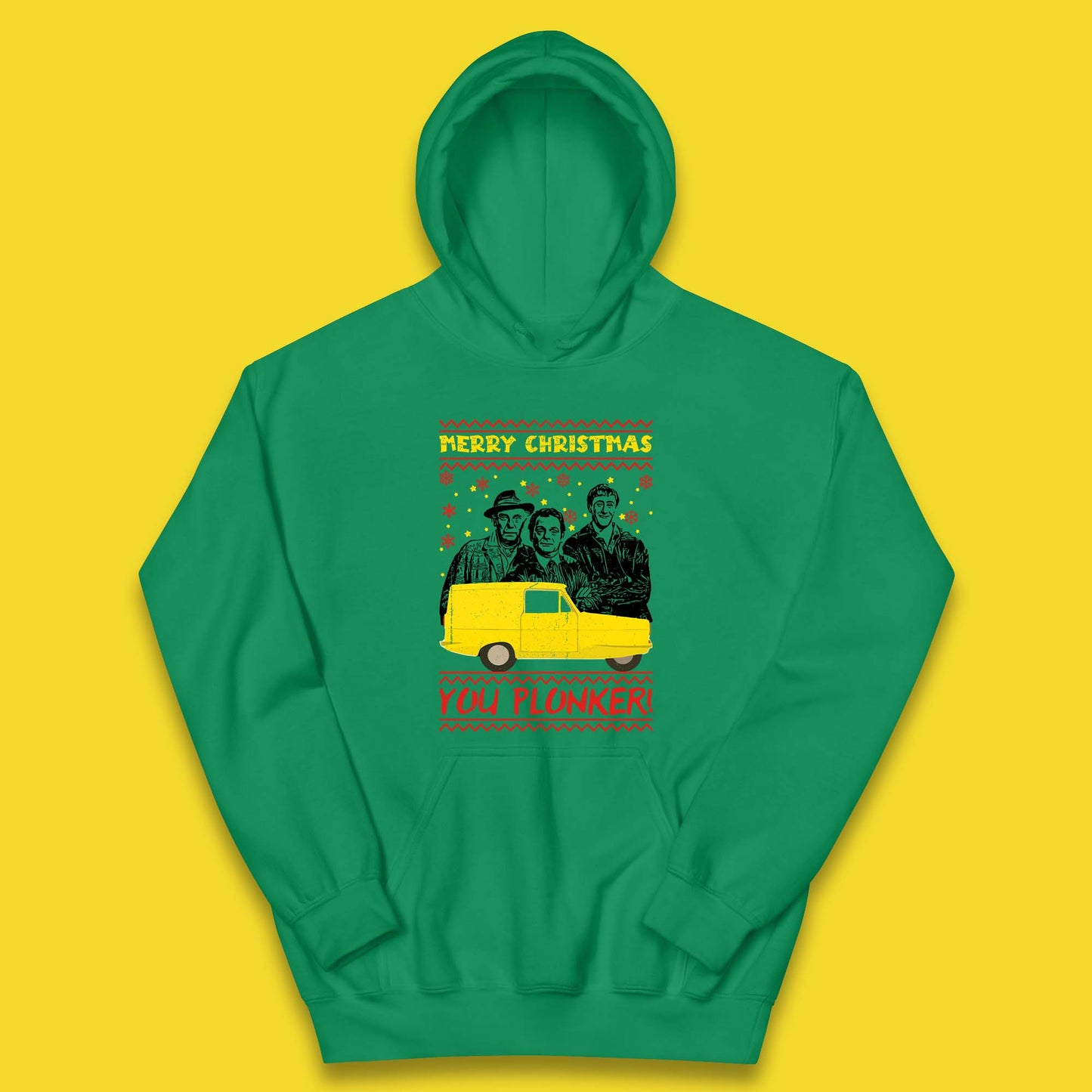 Merry Christmas You Plunker Kids Hoodie