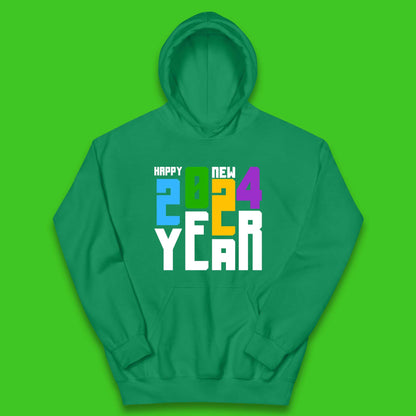 Happy New Year 2024 Kids Hoodie