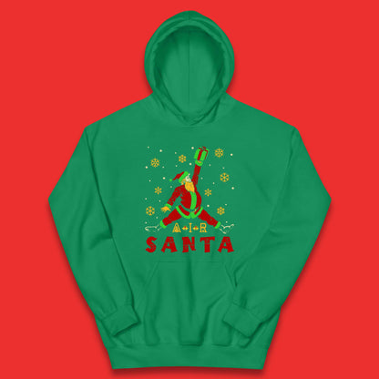 Air Santa Christmas Kids Hoodie