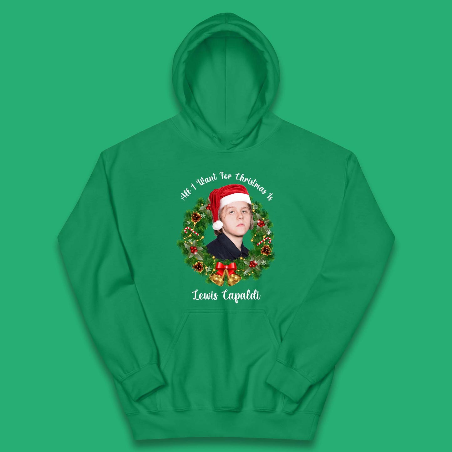 Lewis Capaldi Christmas Kids Hoodie