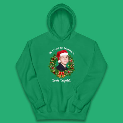 Lewis Capaldi Christmas Kids Hoodie