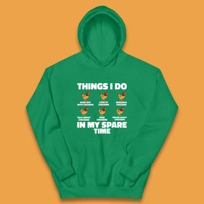 Chickens Things Kids Hoodie