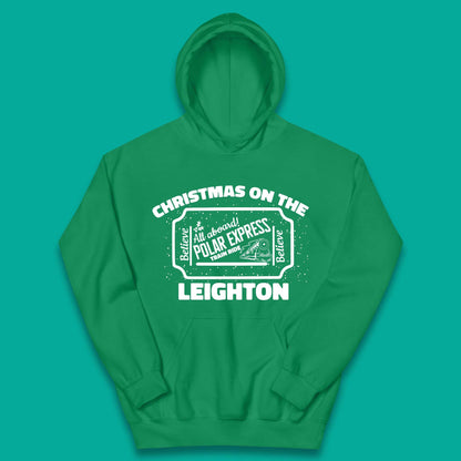 Polar Express Christmas Train Kids Hoodie