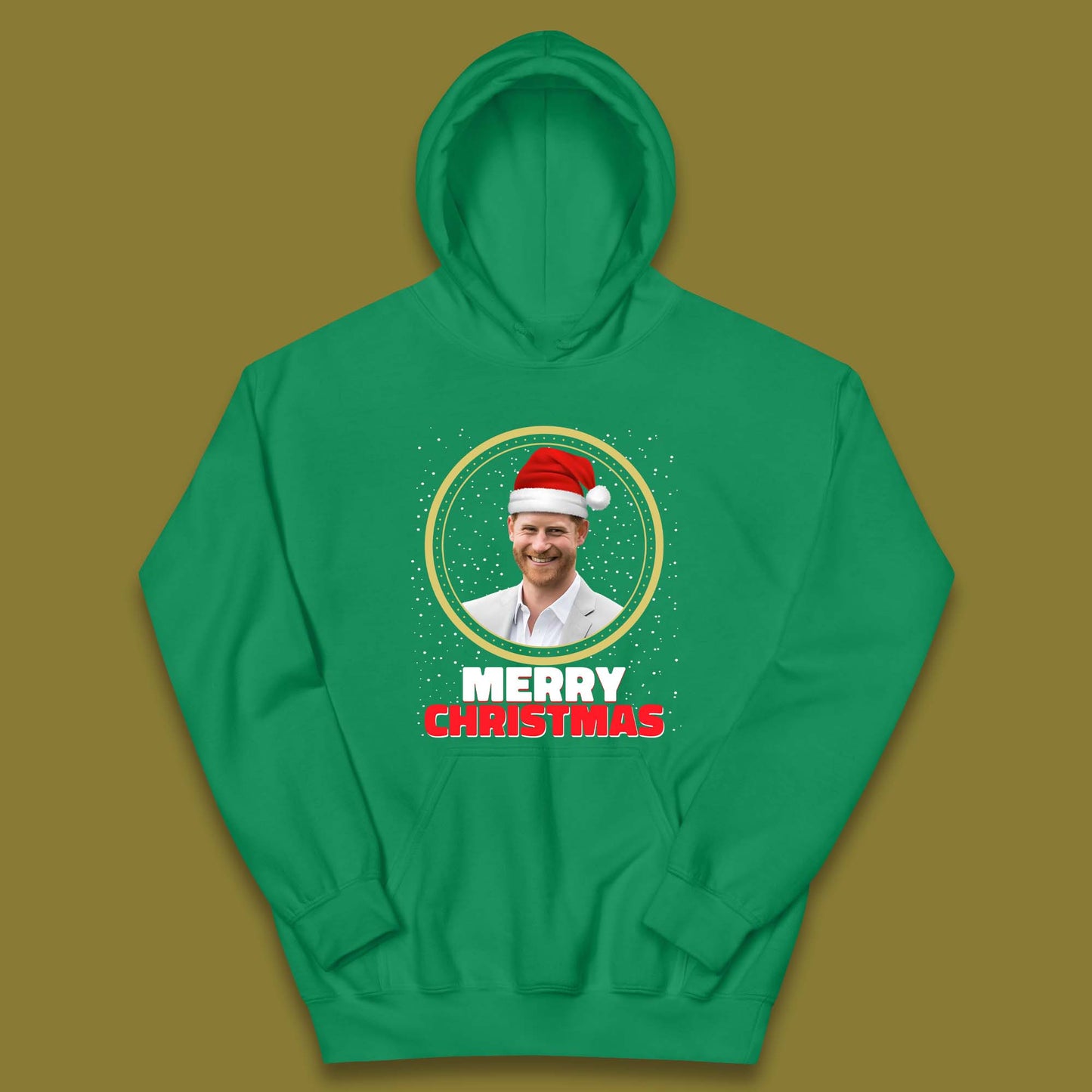 Prince Harry Christmas Kids Hoodie