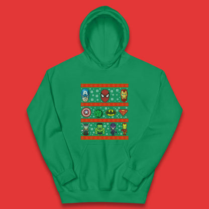 Avengers Superhero Christmas Kids Hoodie