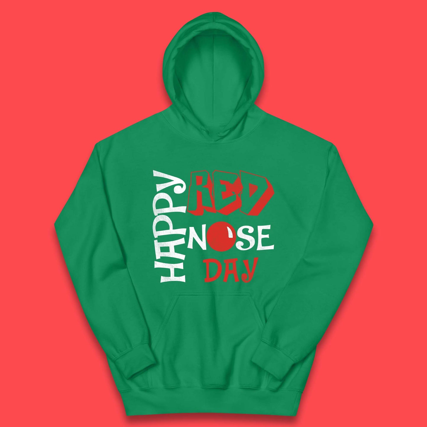 Happy Red Nose Day Kids Hoodie