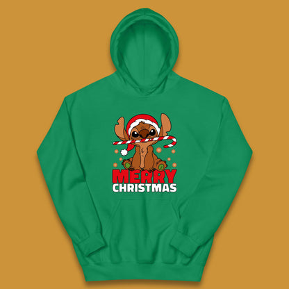 Gingerbread Stitch Christmas Kids Hoodie