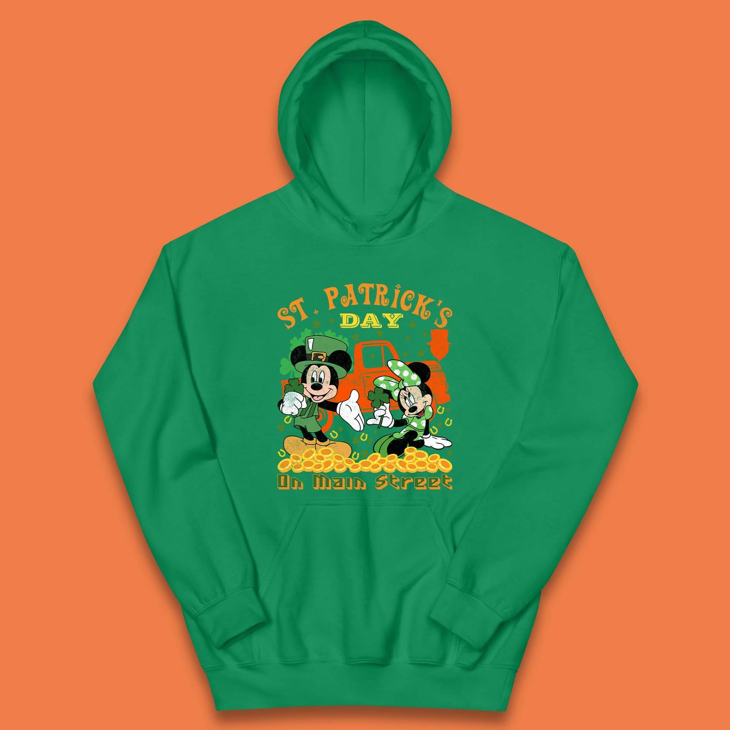 Mickey Mouse St Patrick's Day Hoodie