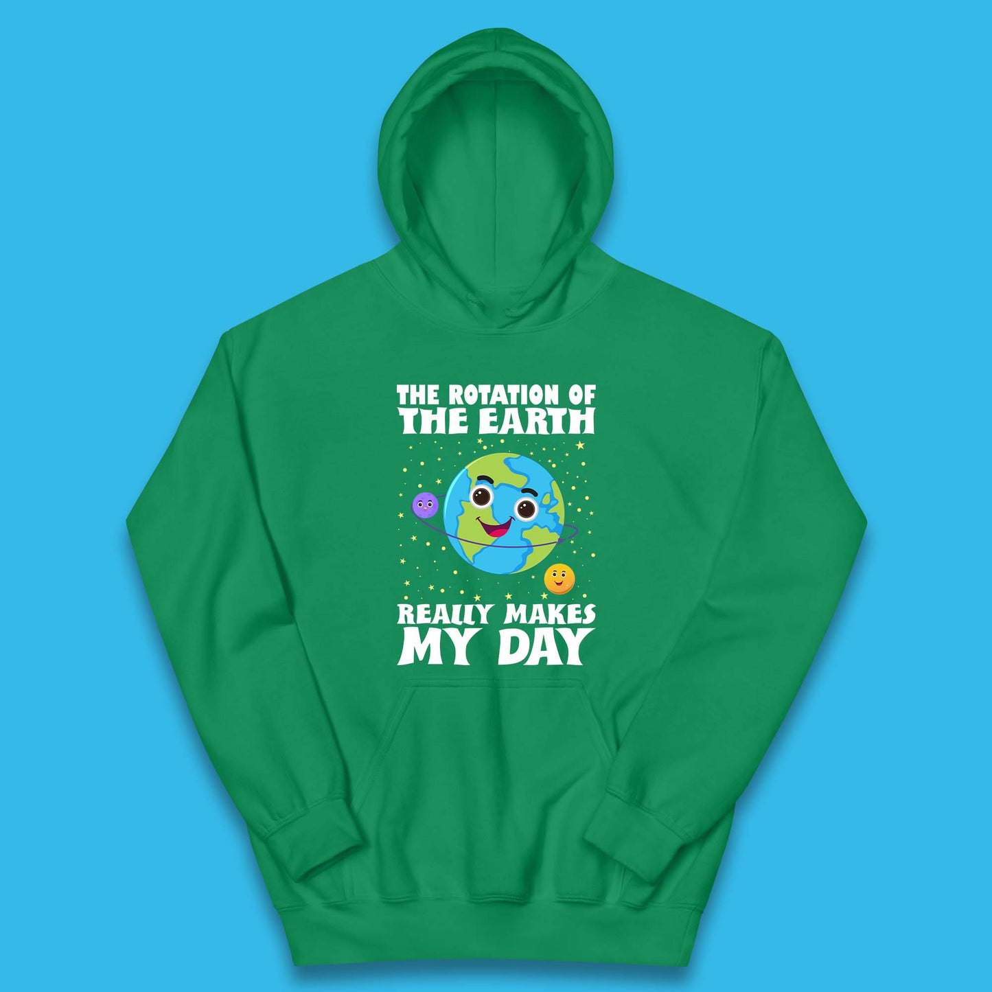 Rotation Of Earth Kids Hoodie