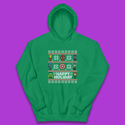 Avengers Superheroes Christmas Kids Hoodie