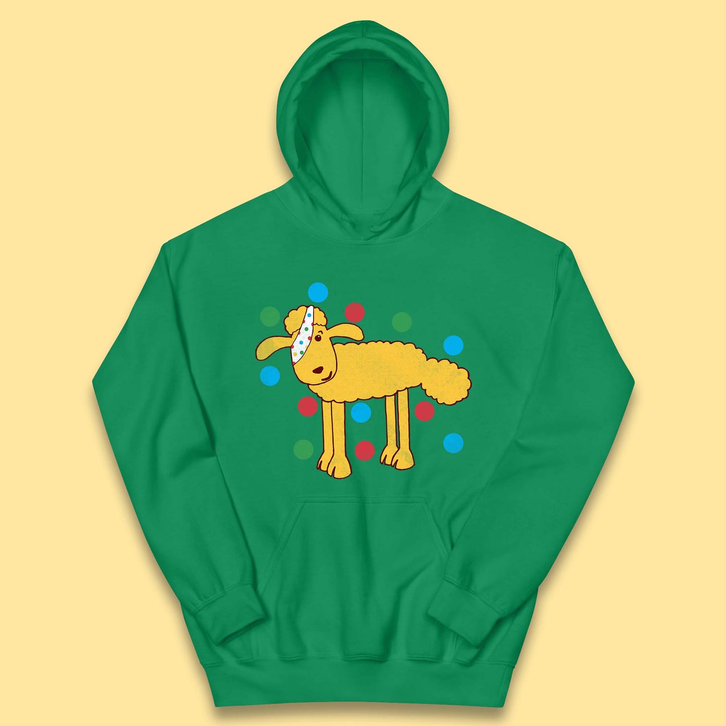 Spotty Pudsey Sheep Children In Need Dotty Spot Charity Raising Pudsey Sheep Kids Hoodie