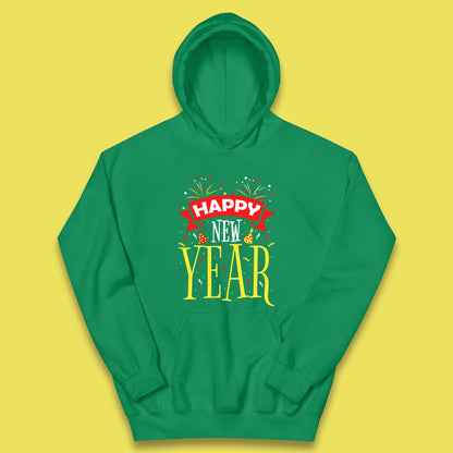Happy New Year Celebrations Kids Hoodie