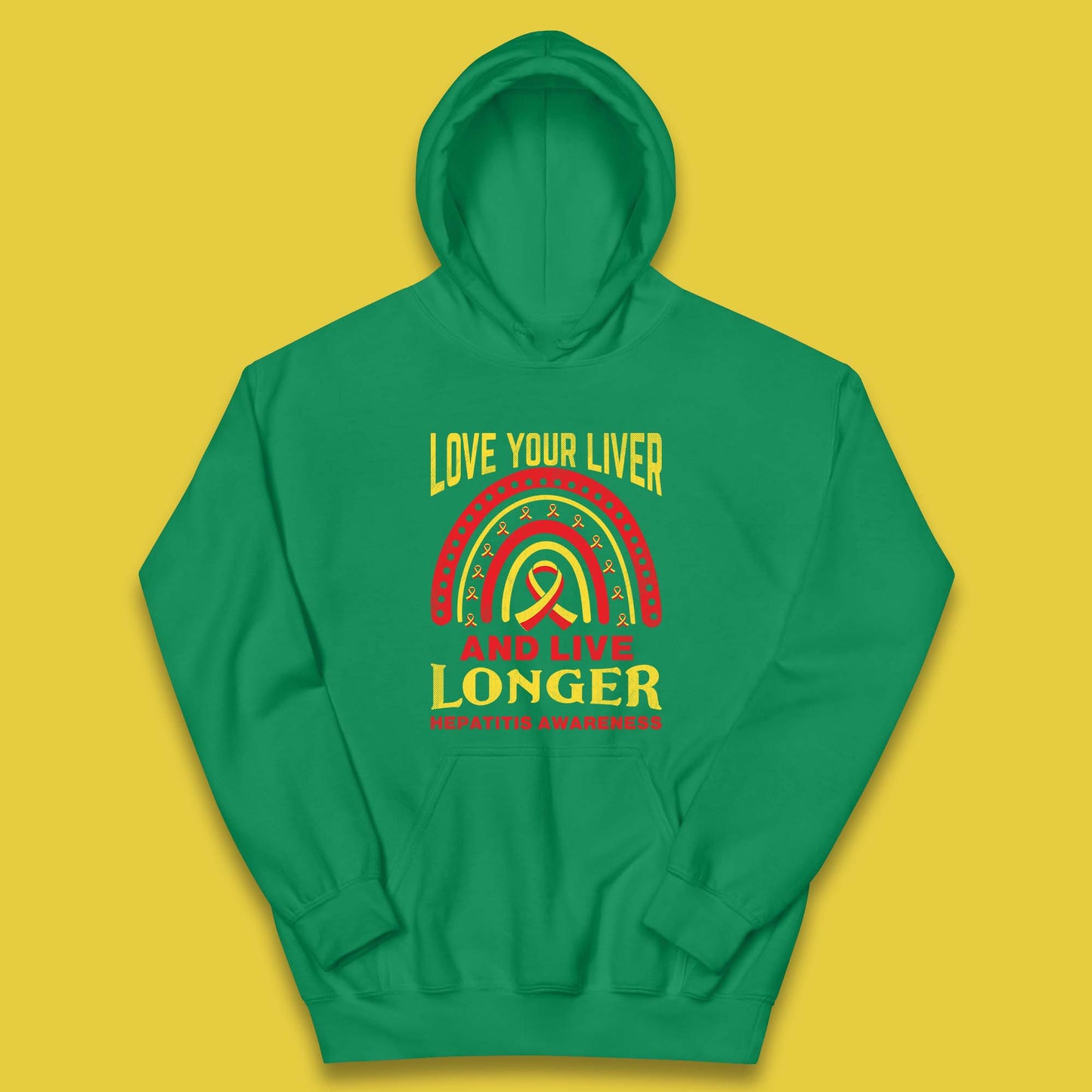 Hepatitis Awareness Kids Hoodie