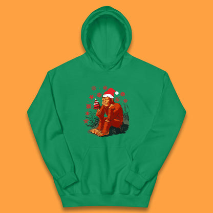 christmas bigfoot hoodie