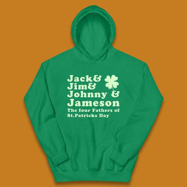 The Four Fathers of St. Patrick's Day Kids Hoodie
