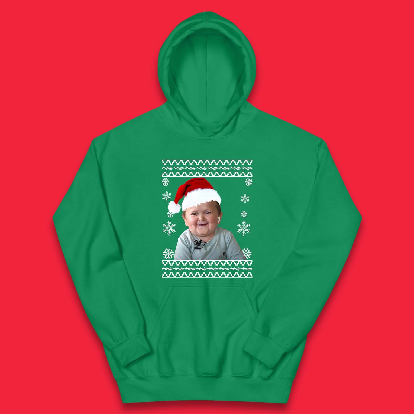 Santa Hasbulla Magomedov Christmas Kids Hoodie