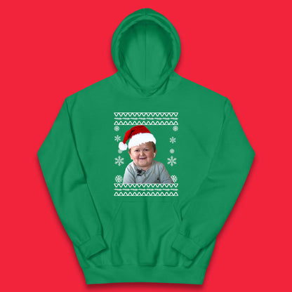Santa Hasbulla Magomedov Christmas Kids Hoodie
