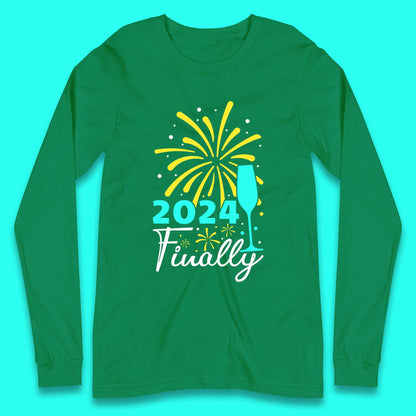 2024 Finally Happy New Year Long Sleeve T-Shirt