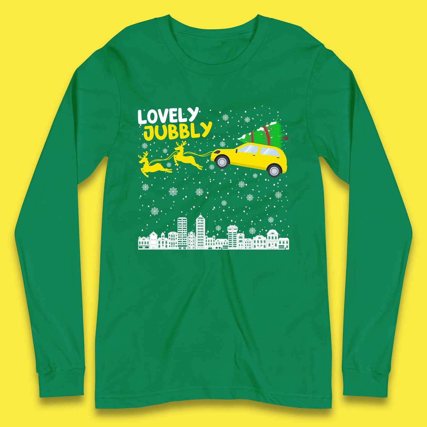 Lovely Jubbly Car Christmas Long Sleeve T-Shirt