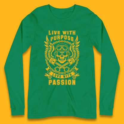 Live With Purpose Live With Passion Long Sleeve T-Shirt