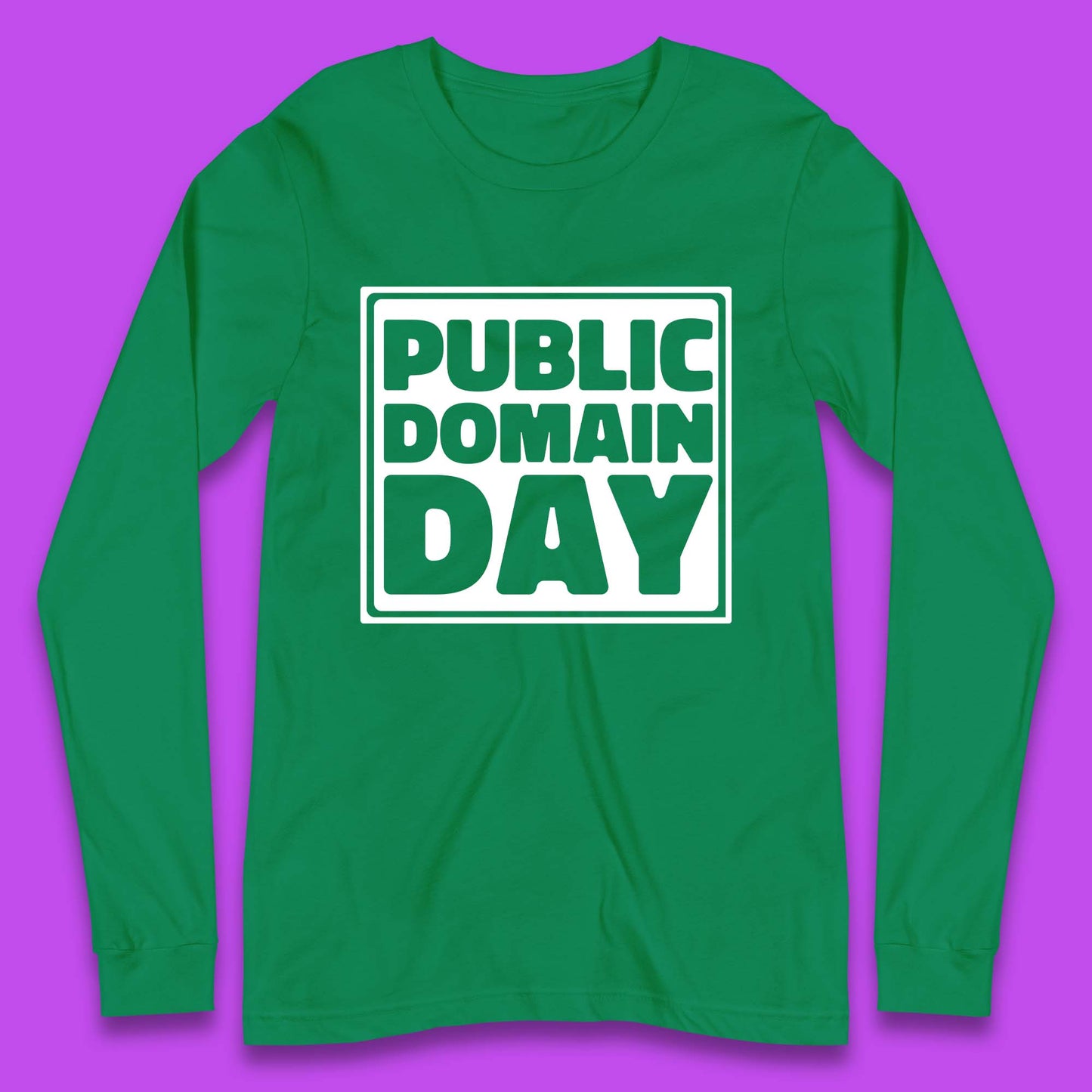 Public Domain Day Long Sleeve T-Shirt