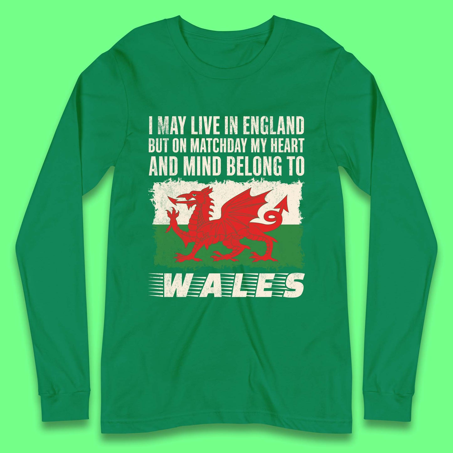 Wales Long Sleeve Football Shirt