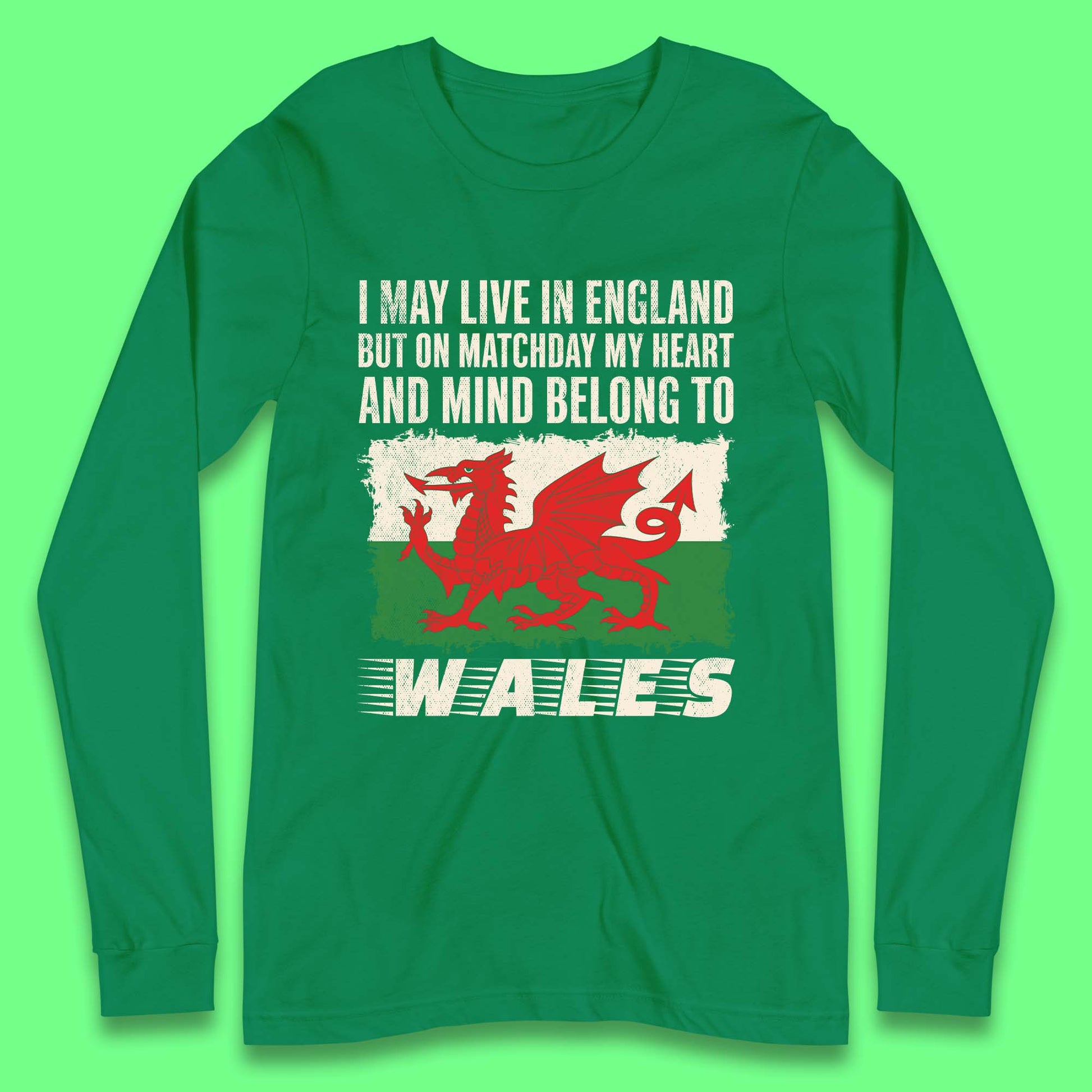 Wales Long Sleeve Football Shirt