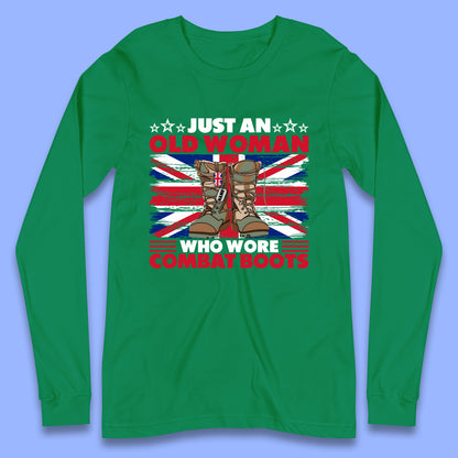 Personalised Just An Old Woman Long Sleeve T-Shirt