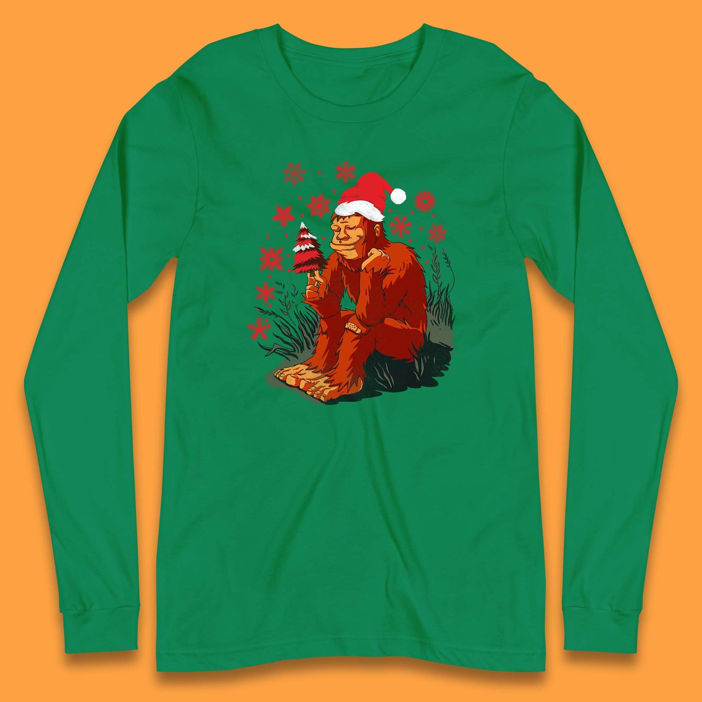 big foot christmas shirt