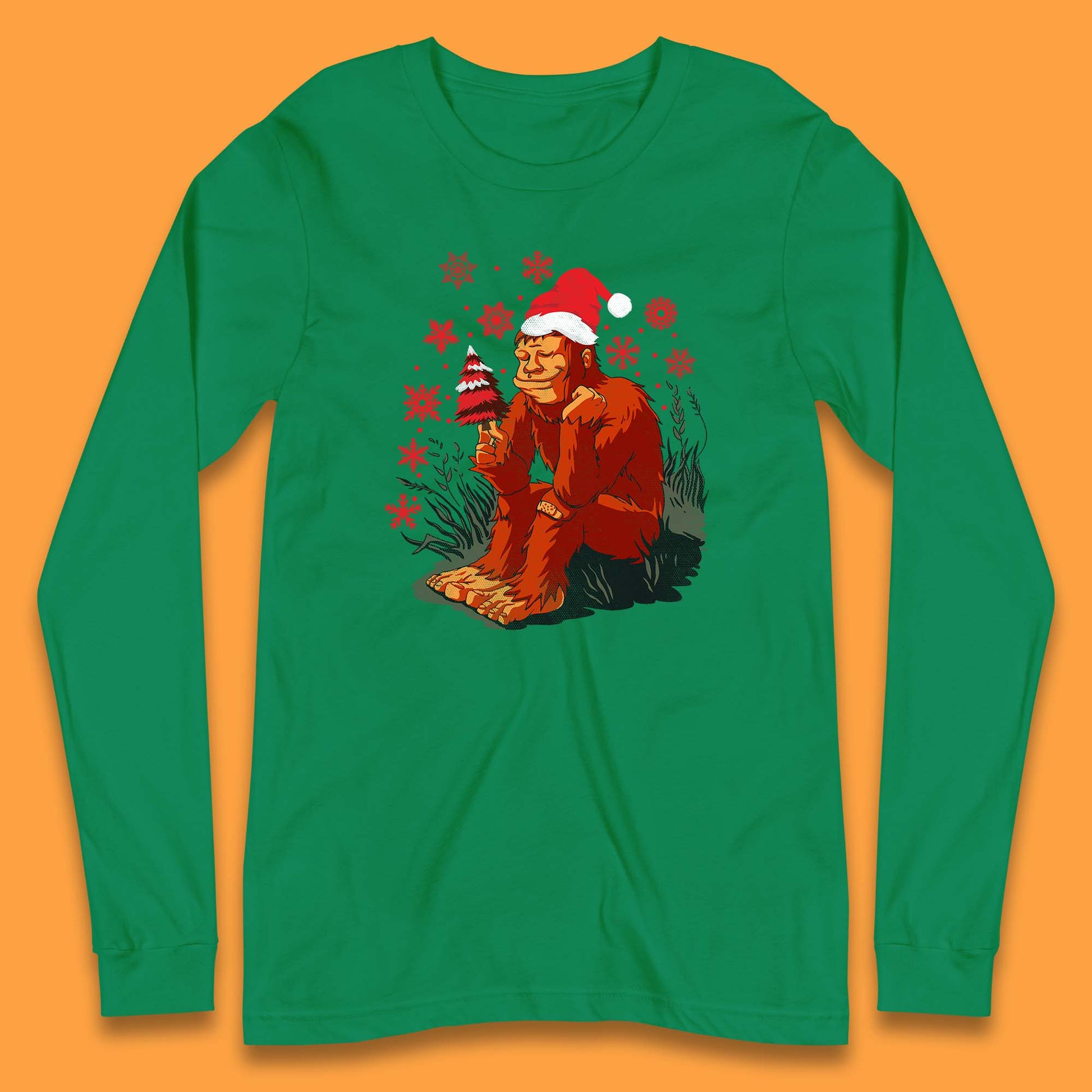 big foot christmas shirt