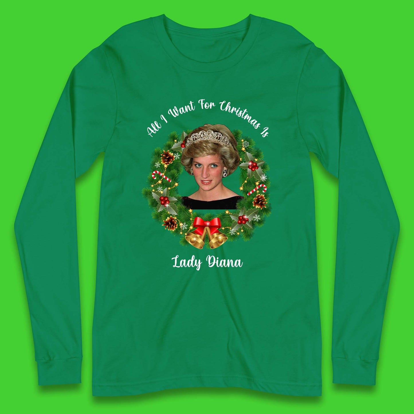 Lady Diana Christmas Long Sleeve T-Shirt