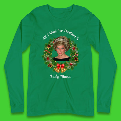 Lady Diana Christmas Long Sleeve T-Shirt