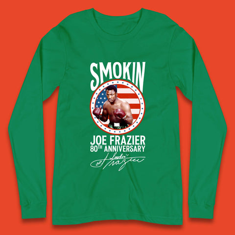 Smokin Joe Frazier 80th Anniversary Long Sleeve T-Shirt