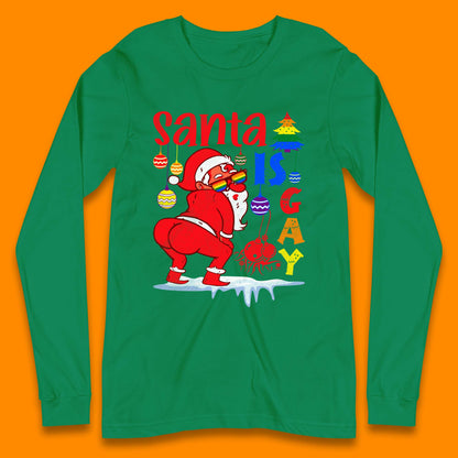 gay pride christmas long sleeve t shirt