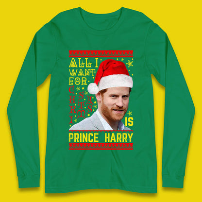 Prince Harry Christmas Long Sleeve T-Shirt