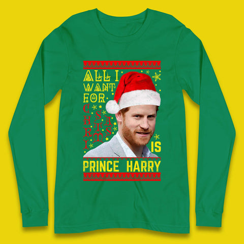 Prince Harry Christmas Long Sleeve T-Shirt