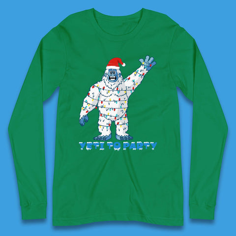 Yeti To Party Christmas Long Sleeve T-Shirt
