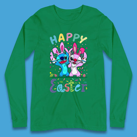 Happy Easter Stitch Long Sleeve T-Shirt