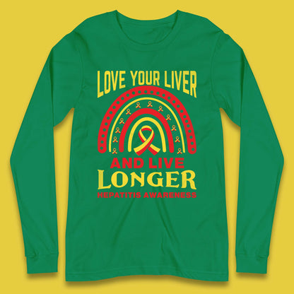 Hepatitis Awareness Long Sleeve T-Shirt