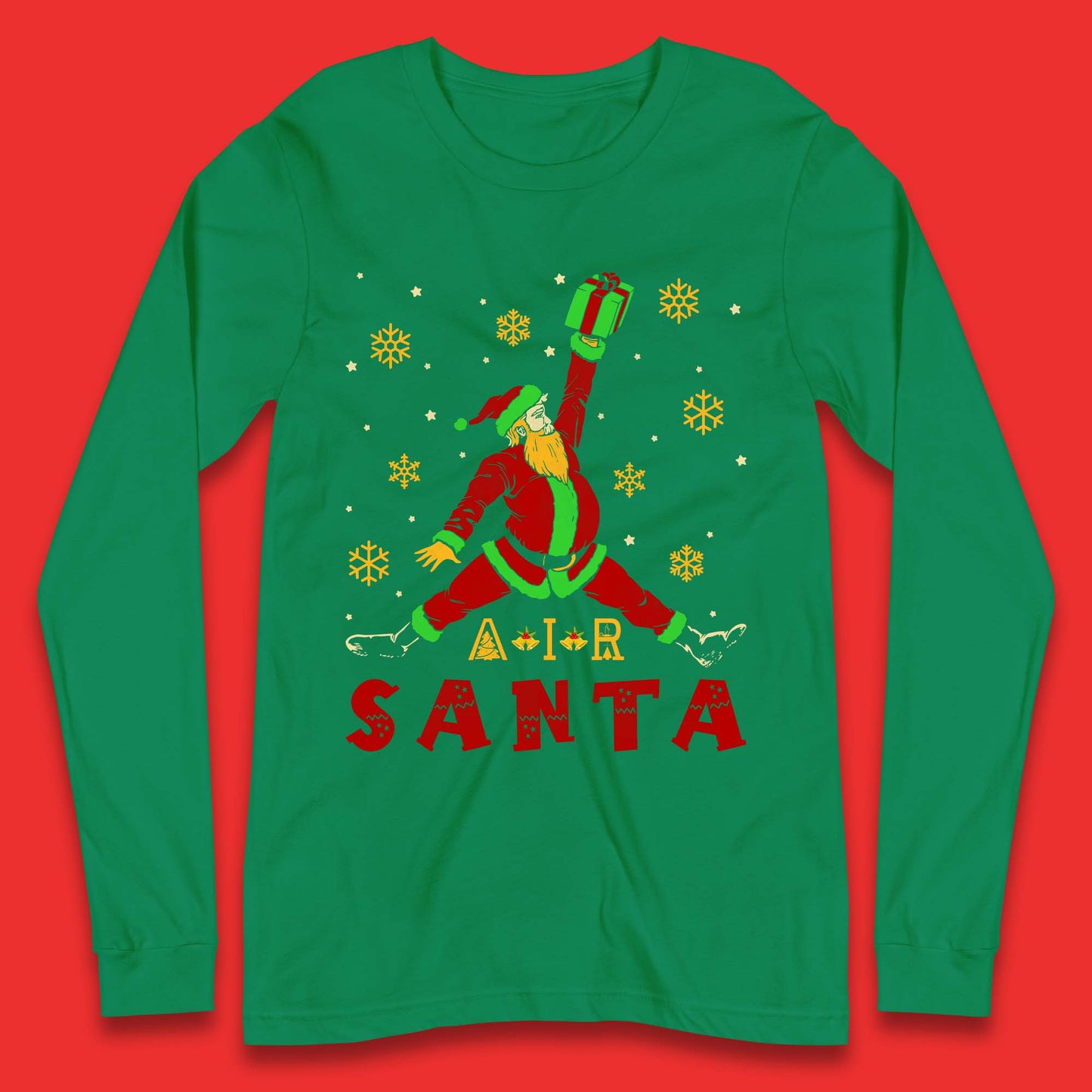 Air Santa Christmas Long Sleeve T-Shirt