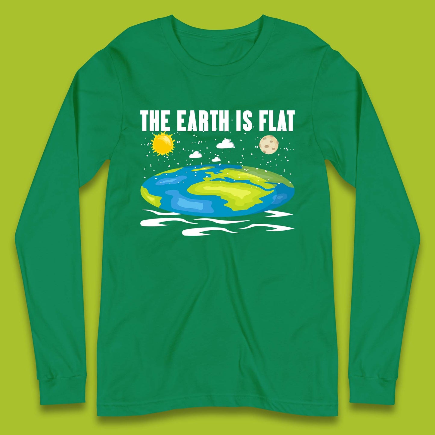 The Earth Is Flat Long Sleeve T-Shirt