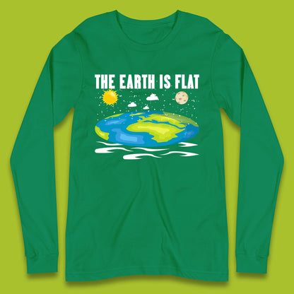 The Earth Is Flat Long Sleeve T-Shirt