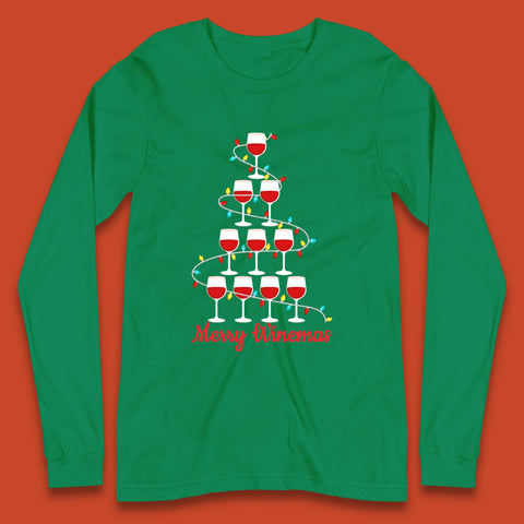 Merry Winemas Christmas Long Sleeve T-Shirt